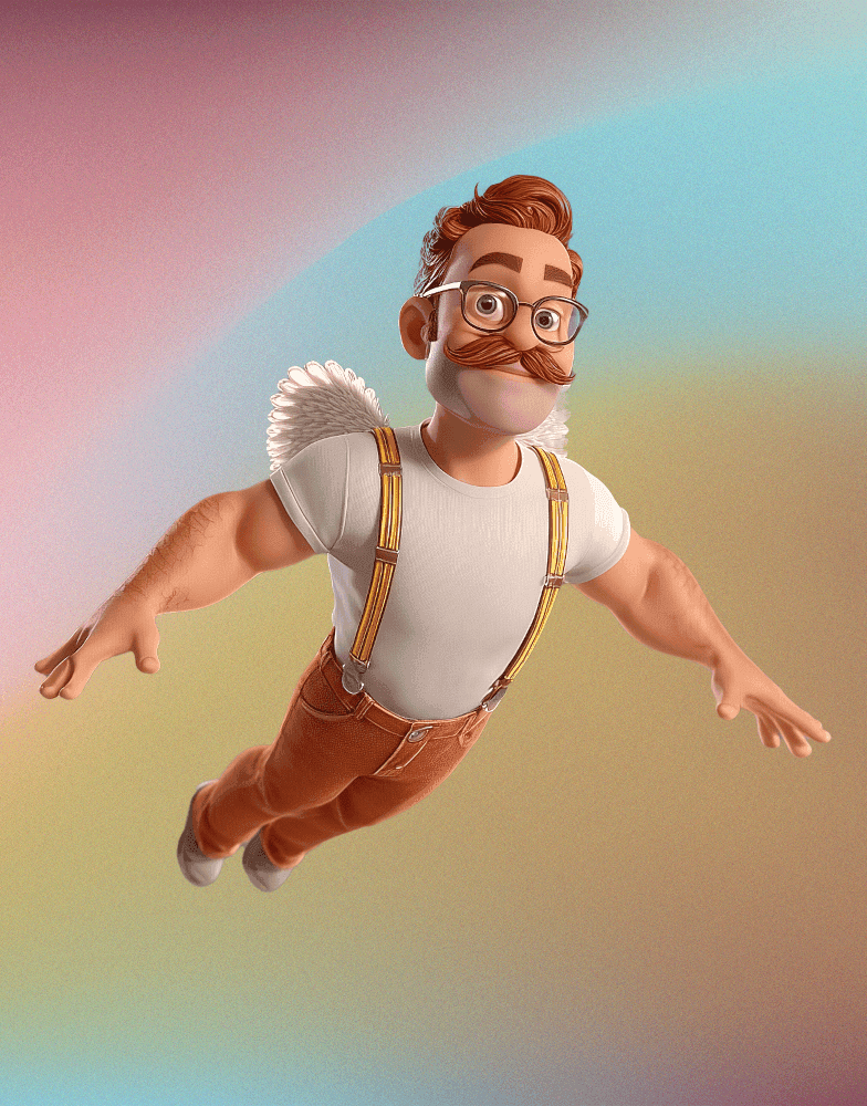 Man with wings